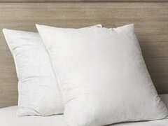 Perna de puf si pene, invelis Percale 233TC, 100% bumbac, 70×70 cm